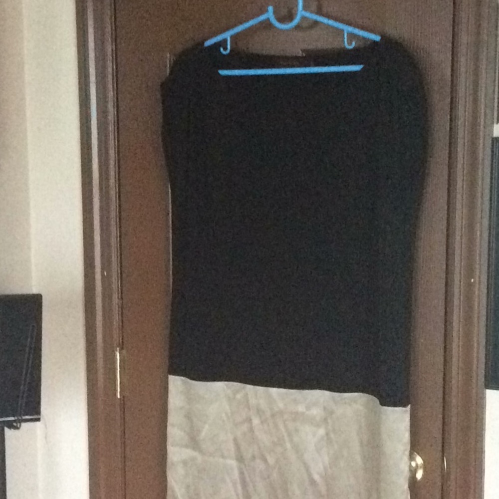 The Limited - Party Gold and Black Dress